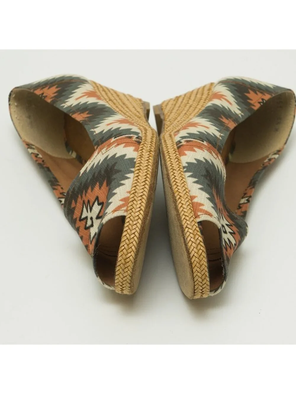 Stuart Weitzman Theodora & Callum Espadrilles Womens 8.5 Shoes Wedges Southwest